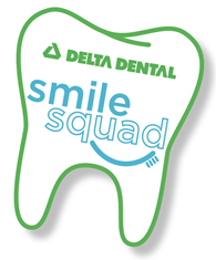 Smile Squad patch artwork