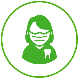 Female dentist icon