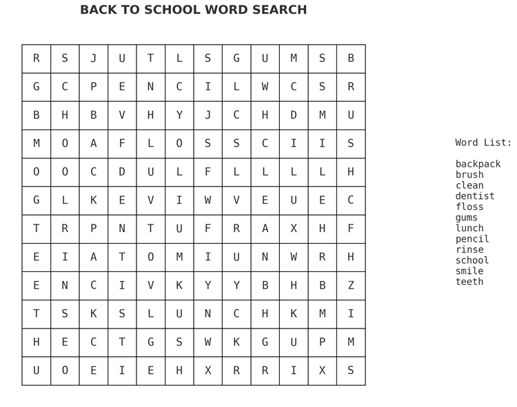 back-to-school word search